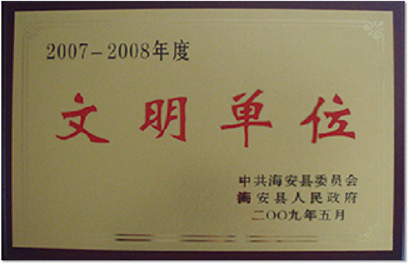 2007-2008文明單位